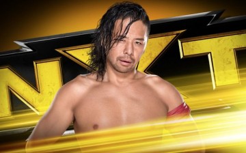 A photo of Shinsuke Nakamura to hype his first match on NXT TV.