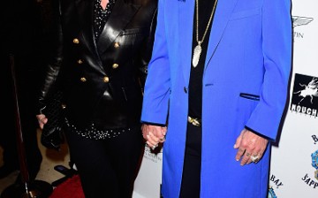 Sharon Osbourne and Ozzy Osbourne attended the VIP Opening Reception For 'Dis-Ease' An Evening Of Fine Art With Billy Morrison at Mouche Gallery on September 2, 2015.