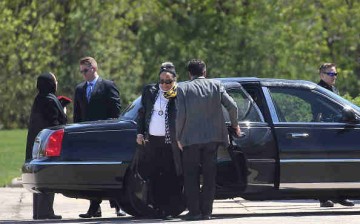 Prince's half-sisters Sharon Nelson and Norrine Nelson arrive at Paisley Park recording studio after attending a hearing on the estate of Prince Rogers Nelson on May 2.  