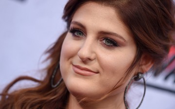 Recording artist Meghan Trainor arrives at iHeartRadio Music Awards on April 3, 2016 in Inglewood, California.