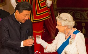 The Queen of England was filmed calling Chinese officials 
