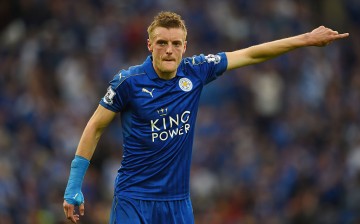 Leicester City striker Jamie Vardy.