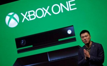 Xie Enwei, general manager of management and operations of Microsoft in China, speaks during the launching of the Xbox One in Shanghai in 2014.