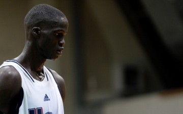 Thon Maker is taking a break during the Adidas Eurocamp. 