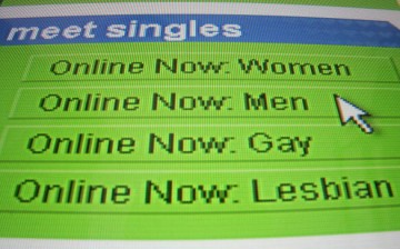 The homepage of a speed dating company displayed on a computer screen on May 10, 2006 in London, England.