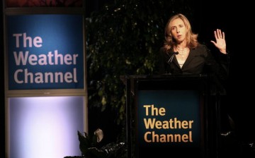 Dr. Heidi Cullen speaks during the 2006 Summer Television Critics Press Tour for The Weather Channel at the Ritz Carlton Hotel.