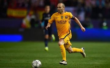 Barcelona midfielder Andres Iniesta.