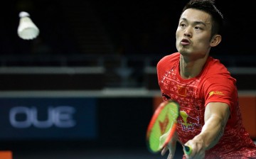Chinese badminton star Lin Dan.