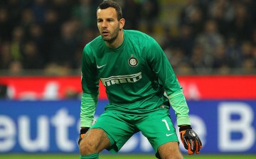 Inter Milan goalkeeper Samir Handanovic.