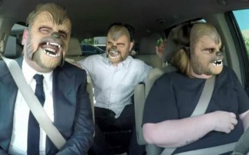 Chewbacca Mom Takes James Corden to Work