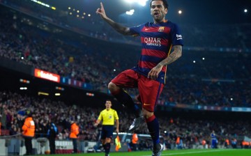 Barcelona right back Dani Alves.