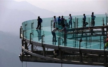 Shilin Gorge Glass Platform