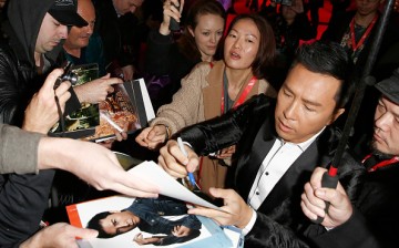 Donnie Yen attends the red carpet arrivals of 'Kung Fu Jungle' during the 58th BFI London Film Festival at Empire Leicester Square on October 12, 2014 in London, England. 