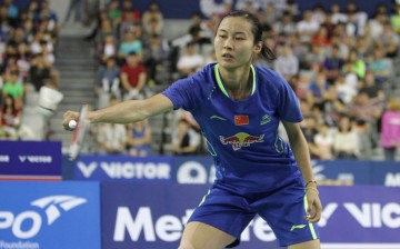 Chinese badminton player Wang Yihan.