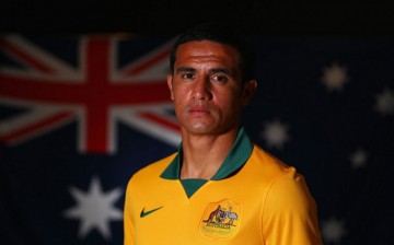 Australia national team and Hangzhou Greentown striker Tim Cahill.