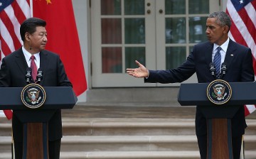 President Obama and Chinese President Xi Jinping hold a joint press conference in the Rose Garden at The White House on Sept. 25, 2015 in Washington, D.C.