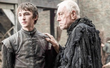 Bran Stark with the Three-eyed Raven in one of season 6 episodes.