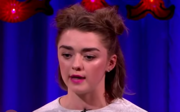 Maisie Williams speaks during an interview on 