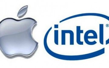 Apple and Intel Logos