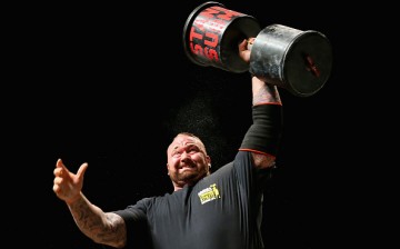 Hafthor Julius Bjornsson of Iceland competes in the Arnold Classic Professional Strongman competition during the 2016 Arnold Classic on March 19, 2016 in Melbourne, Australia.
