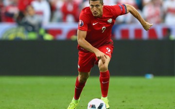 Poland striker Robert Lewandowski.