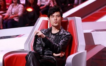 Popular celebrity Jay Chou sitting as one of the judges on 