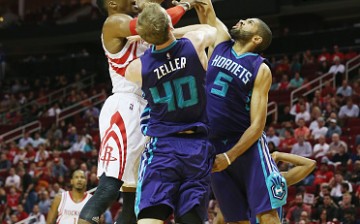 Dwight Howard and Nicolas Batum