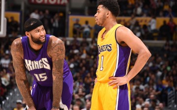 DeMarcus Cousins and D'Angelo Russell