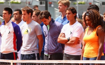 Andy Murray, Novak Djokovic, Rafael Nadal and Roger Federer