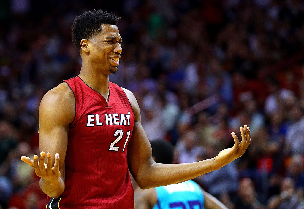 Miami Heat center Hassan Whiteside.