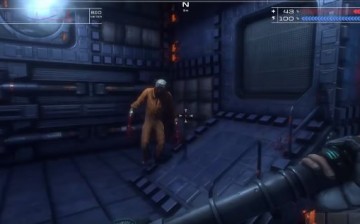 A zombified crew tries to kill the player in the System Shock reboot demo