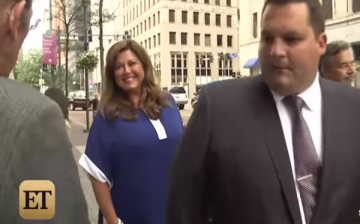Abby Lee Miller arrives at the court in Pittsburgh, Pennsylvania on July 27.