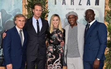 Christoph Waltz, Alexander Skarsgard, Margot Robbie, Samuel L. Jackson and Djimon Hounsou attend the premiere of Warner Bros. Pictures' 'The Legend of Tarzan' at Dolby Theatre in Hollywood, California. 