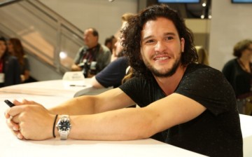 In this handout photo provided by Warner Bros., Kit Harington of 'Game of Thrones' attends Comic-Con International 2014 on July 25, 2014 in San Diego, California.