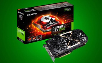 GeForce GTX 1070 XTREME GAMING (GV-N1070XTREME-8GD) is a variant of the standard GTX 1070 with added overclocking capability.