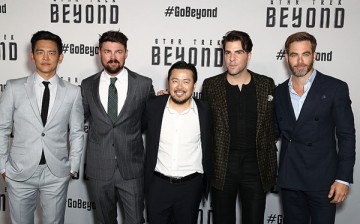 John Cho, Karl Urban, Director Justin Lin, Zachary Quinto and Chris Pine arrive ahead of the 'Star Trek Beyond' Australian Premiere on July 7, 2016 in Sydney, Australia. 