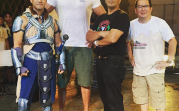 'Game of Thrones' alum Conan Stevens visits the set of the Filipino fantasy series 'Encantadia.'