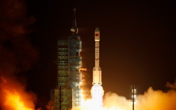 File photo of the lauch of the Tiangong-1 space laboratory. China is using its own sun simulator to study the effects of solar radiation on spacecraft like this and help design better ones. 