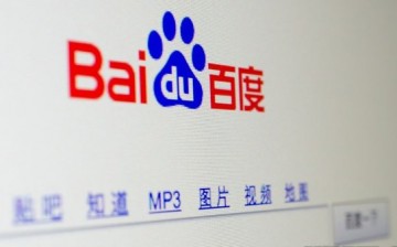 Baidu's home page. New regulations on internet advertising are expected to affect the Chinese search engine giant's revenues. 