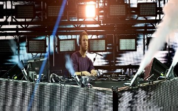DJ Calvin Harris performs onstage during day 3 of the 2016 Coachella Valley Music & Arts Festival Weekend 2 at the Empire Polo Club on April 24, 2016 in Indio, California. 