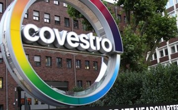 A screengrab of the Covestro logo.