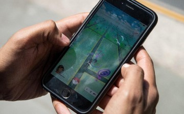 The massively popular mobile game Pokemon Go as played on an iPhone. The game has yet to be made available in China and is likely to go through several hurdles before it can be released. 