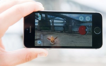 Pokemon Go app in action