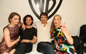 'Game of Thrones' actress Sophie Turner says she is proud of Kit Harrington and Maisie Williams for their Emmy nominations.