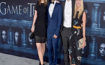 (L-R) Emily V. Gordon, Kumail Nanjiani, Thomas Middleditch, and Mollie Gates attend the premiere of HBO's 'Game Of Thrones' Season 6 at TCL Chinese Theatre on April 10, 2016 in Hollywood, California. 