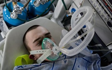 Liquid breathing technology test in Russia.
