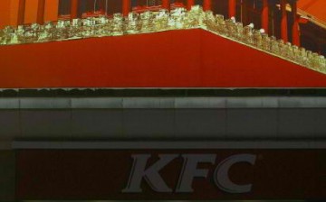 A KFC store in China during the Beijing Olympics.