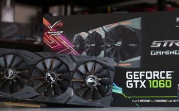 The ASUS Strix is one of the most powerful custom GTX 1060  cards