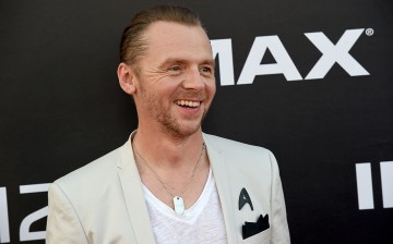  Actor/writer Simon Pegg attends the premiere of Paramount Pictures' 'Star Trek Beyond' in San Diego, California.