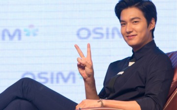 Korean singer/actor Lee Min-Ho attends a press conference for a commercial event on September 11, 2014 in Taipei, Taiwan. 